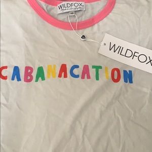 XS Wildfox Cabanacation Tshirt NWT